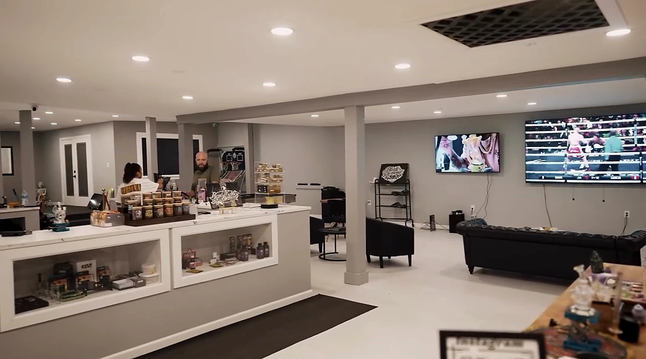 Blvck Diamond sales counter and lounge